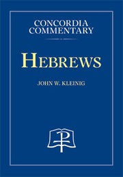 Cover of: Hebrews - Concordia Commentary