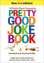 Cover of: Pretty Good Joke Book by Garrison Keillor