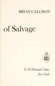 Cover of: A web of salvage