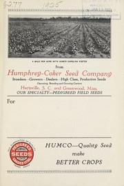 Cover of: From Humphrey-Coker Seed Company, breeders, growers, dealers, high class, productive seeds