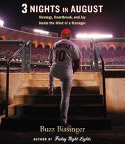 Cover of: Three Nights in August | Buzz Bissinger