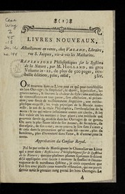 Cover of: Livres nouveaux, actuellement en vente, chez Valade, libraire, rue S. Jacques, vis-a  -vis les Mathurins by Jacques-Franc ʹois Valade