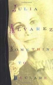 Cover of: Something to declare