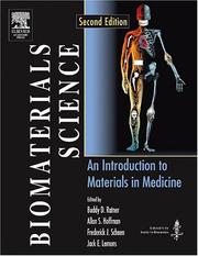 Cover of: Biomaterials Science, Second Edition: An Introduction to Materials in Medicine