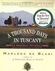Cover of: A Thousand Days in Tuscany: A Bittersweet Adventure