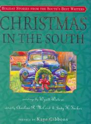Cover of: Christmas in the South: holiday stories from the South's best writers