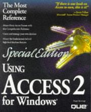 Cover of: Using access 2 for Windows