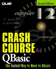 Cover of: Crash course in QBasic