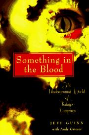 Cover of: Something in the blood by Jeff Guinn