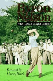Cover of: Byron Nelson: The Little Black Book
