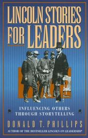Cover of: Lincoln stories for leaders by Abraham Lincoln