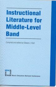 Cover of: Instructional literature for middle-level band