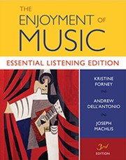 Cover of: The Enjoyment of Music: Essential Listening Edition (Third Edition) by 