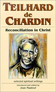 Cover of: Teilhard de Chardin by Jean Maalouf