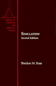 Cover of: Simulation by Sheldon M. Ross