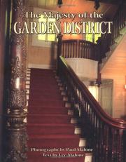 Cover of: Majesty of the Garden District (The Majesty Architecture Series) by Lee Malone