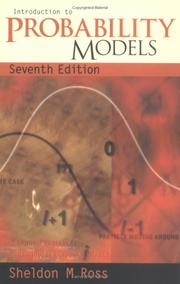 Cover of: Introduction to probability models by Sheldon M. Ross