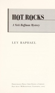 Cover of: Hot rocks: a Nick Hoffman mystery