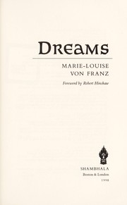 Cover of: Dreams by Marie-Louise von Franz