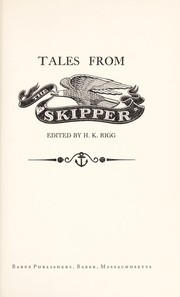 Cover of: Tales from the Skipper