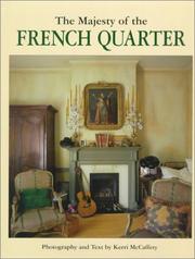 Cover of: The majesty of the French Quarter by Kerri McCaffety