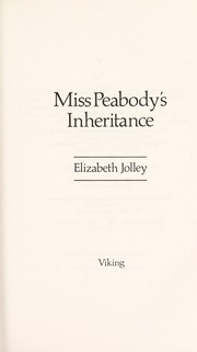 Cover of: Miss Peabody's inheritance
