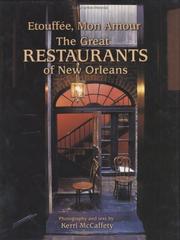 Cover of: Etouffée, mon amour: the great restaurants of New Orleans