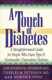 Cover of: A touch of diabetes by Lois Jovanovic-Peterson
