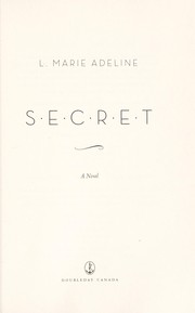 Cover of: S.E.C.R.E.T. | L. M. Adeline