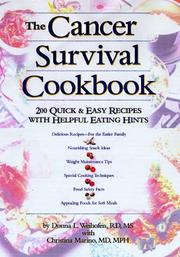 Cover of: The cancer survival cookbook by Donna L. Weihofen