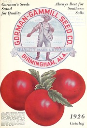Cover of: Gorman's seeds stand for quality: 1926 catalog