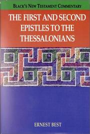 Cover of: First and Second Epistles to the Thessalonians