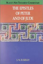 Cover of: The Epistles of Peter and of Jude by J. N. D. Kelly