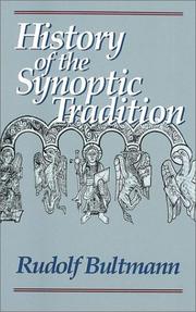 The History of the Synoptic Tradition