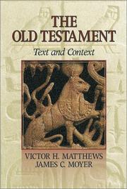 Cover of: The Old Testament: text and context