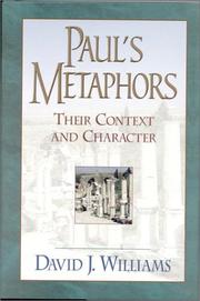 Cover of: Paul's Metaphors: Their Context and Character