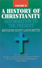 Cover of: A History of Christianity: Reformation to the Present (Volume 2: AD 1500 - AD 1975) by 