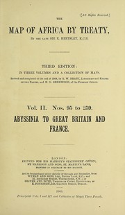Cover of: The map of Africa by treaty | Hertslet, Edward Sir