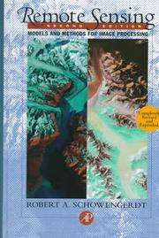Cover of: Remote sensing, models, and methods for image processing