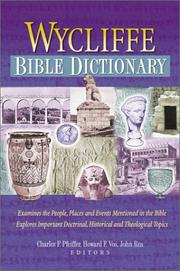 Cover of Wycliffe Bible Dictionary