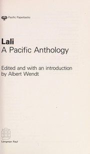 Cover of: Lali : a Pacific anthology by 