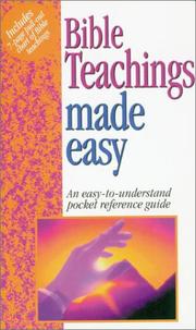 Cover of: Bible Teachings Made Easy