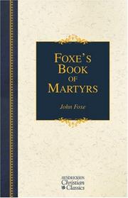 Cover of: Foxe's Book of Martyrs by John Foxe
