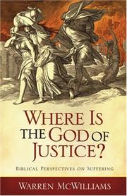 Cover of: Where is the God of justice? by Warren McWilliams