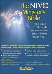 Ministers Bible (NIV Black) by Bible