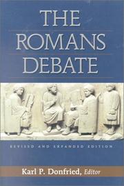 Cover of: The Romans Debate | Karl P. Donfried