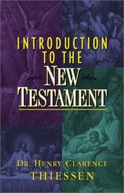 Cover of: Introduction to the New Testament (Biblical Studies and Interpretation)
