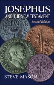 Cover of: Josephus and New Testament (Recent Releases) by Steve Mason