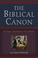 Cover of: The Biblical Canon