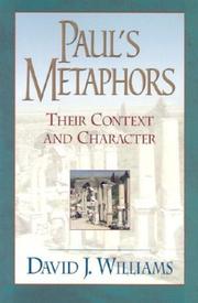 Cover of: Paul's Metaphors by David John Williams